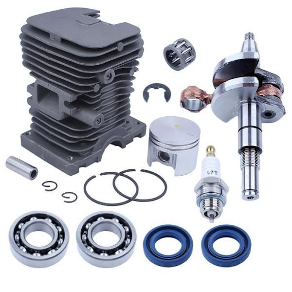 NIKASIL Cylinder Kolv Vevaxel Toppfinish-kit Kompatibel med STIHL MS180 018 38MM Motorsåg