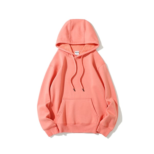 Syksyn ja talven tyylinen fleece-rentoiluhuppari orange XXXL