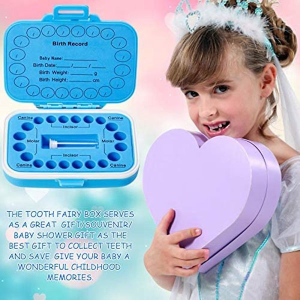 Babytann Oppbevaringsboks For Barn Tannbeskytterboks Barne Tannholder Babytann Organizer Deciduo