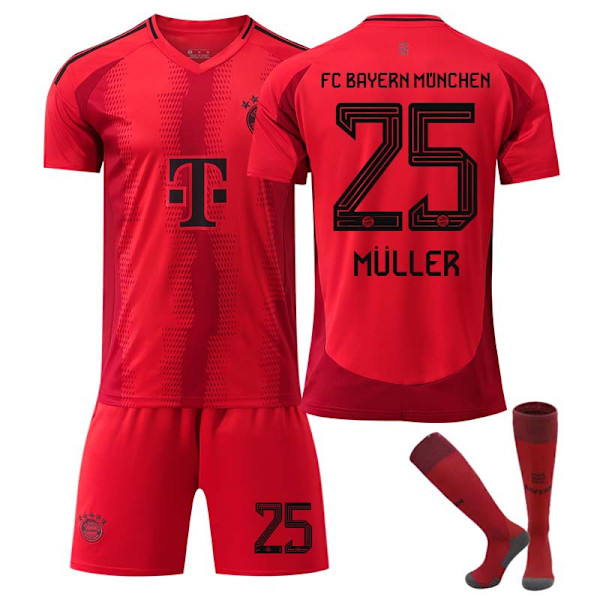 2425 Bayern pelipaita Muller pelipaita jalkapalloasu sukat 18(100-110cm)