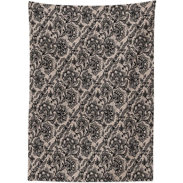 Gotisk spetsduk: Blommor & Fjärilar Design