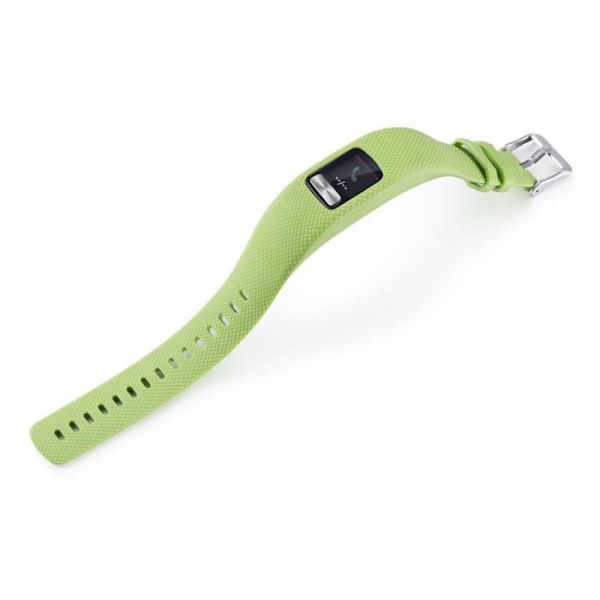 Silikonarmbandsrem för Garmin VivoFit 4 Fitness Activity Tracker Small i grönt