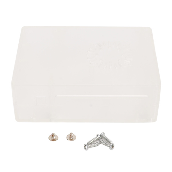 Beskyttende kabinett flammehemmende ABS Burr Free beskyttende deksel for Raspberry Pi 3 Modelo B+ Transparent