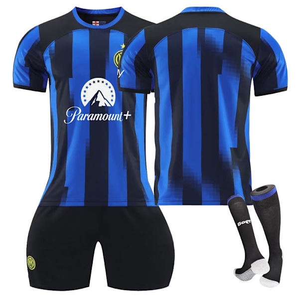 23-24 Inter Milan hjemmefodboldtrøje med korte ærmer 3XL(200-210cm)