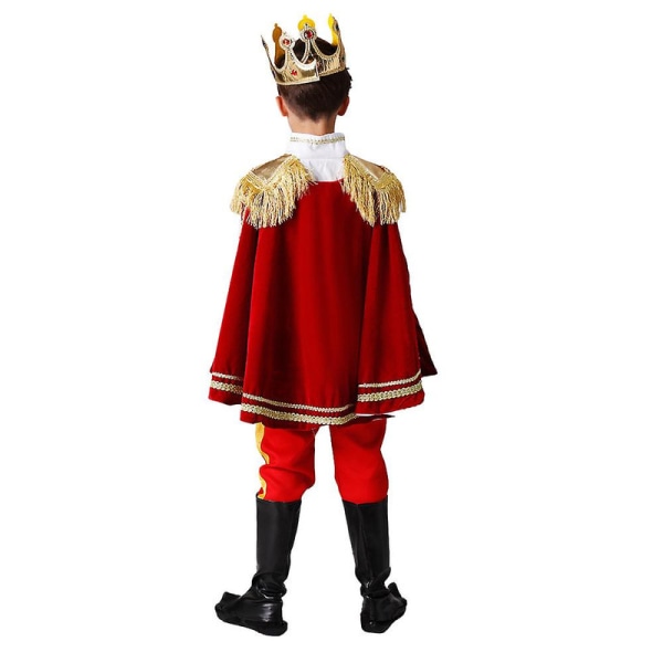 3-12 år Børn Drenge Prins Cosplay Kostume Til Eventyrbold Halloween Fødselsdagsfest Outfits Gaver 9-10 Years