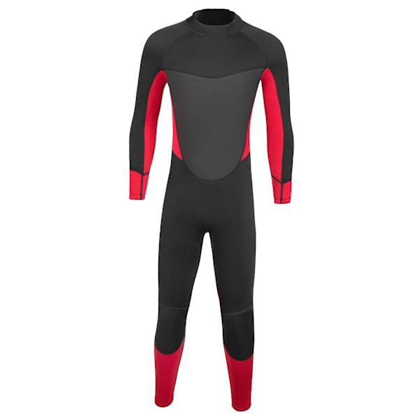 Miesten kokovartalo neopreenipuku vesiurheiluun kylmässä vedessä parille Black Red