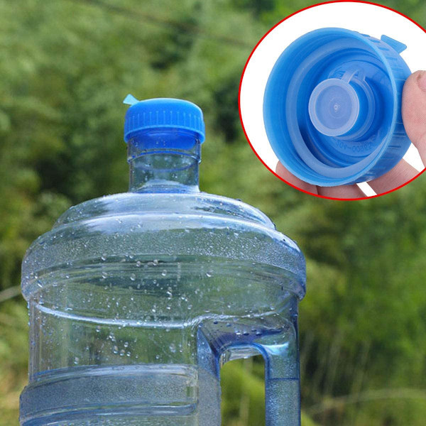 Vannkanne Kork 5 Pakning Plast Vannflaske Kork Blå Gallon Drikkevannflaske Kork Erstatning Flaskeverktøy Lekkasjefri