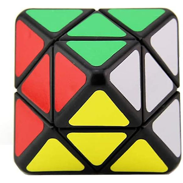 Wabjtam 4-akselinen Octahedron Speed ​​Cube Puzzle Neliakselinen Octahedron Diamond Shape Magic Puzzle Cube -ES