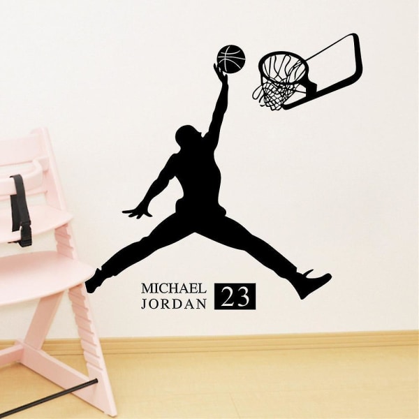 Jordan Bastetball seinätarra