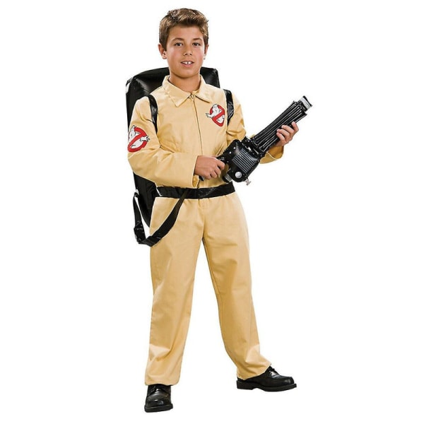 5-11 år Børn Drenge Piger Ghostbusters Bodysuit Fancy Dress Kostumer Fest Fødselsdag Halloween Cosplay Jumpsuits Gaver 7-8Years