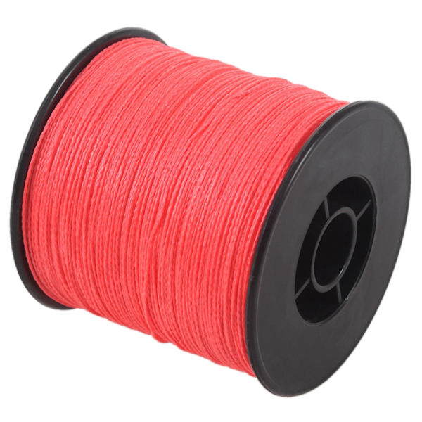 500m 100lb 0.5mm Super Stærk Flettet Fiskesnor PE 4 Tråde Farve: rød Red