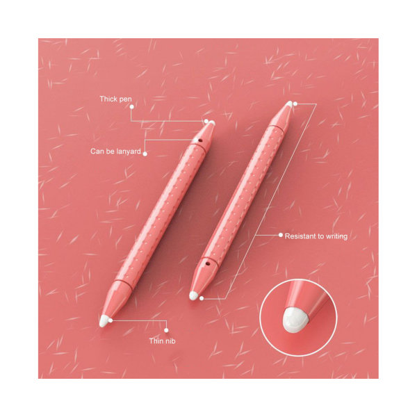 15 tommers USB-ladegrafittibrett med dobbel penn for barn - rosa