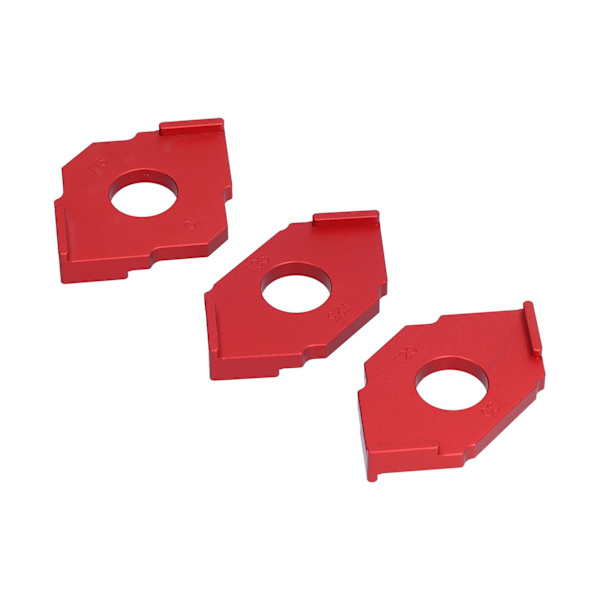 3 stk. Radius Jig Router Skabeloner T Vinkel Hjørnefræsning Aluminiumlegering T10 T15 T20 T30 T25 T35