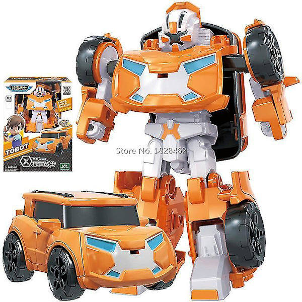 Mini Tobot Transformation Robot Lelut Korea Cartoon Brothers Anime Tobot Deformation Auto Lentokonelelut Lapsille Lahja With Color Box X