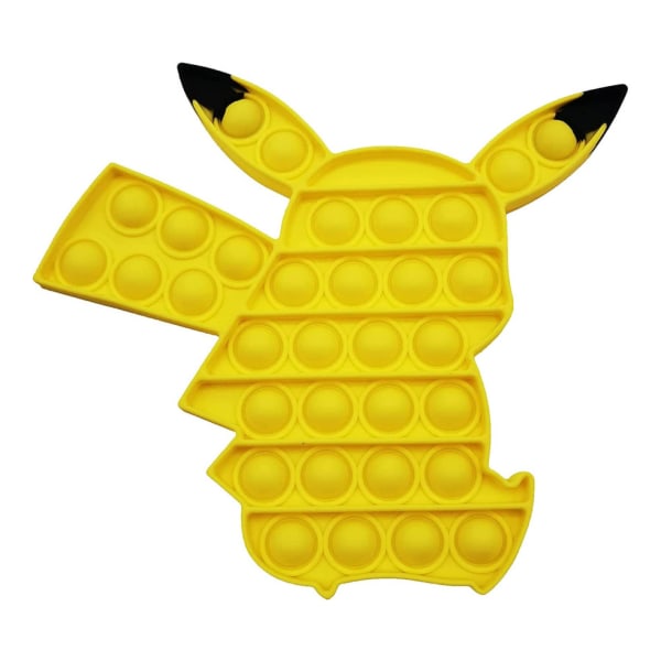 Boxgear Pikachu Fidget Pop Toy - Stress Relief Silikonblokker for alle aldre