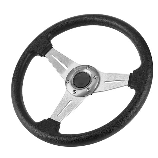 350mm/14in Racing Car Drifting Ratt Styrersättning Universell Modifierad TillbehörSilver
