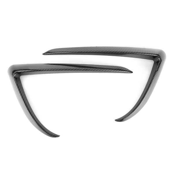 Front Foglight Eyebrow Eyelids Cover Trim Auto Car Accessories Fit for Tesla Model 3Carbon Fiber Style