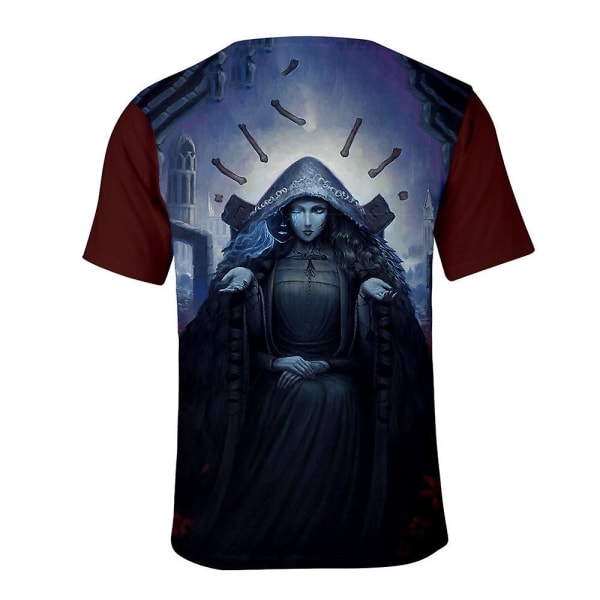 Elden Ring Spel T-shirt Herrar Damer 3D Tryckt Kortärmad Topp B 3XL