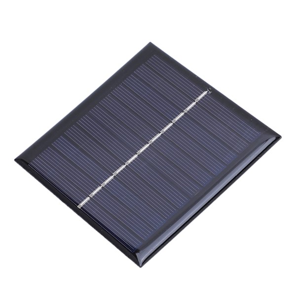 Bærbar solcellepanel miljøbeskyttelse solcellepanel oplader 1W 5.5V til udendørs