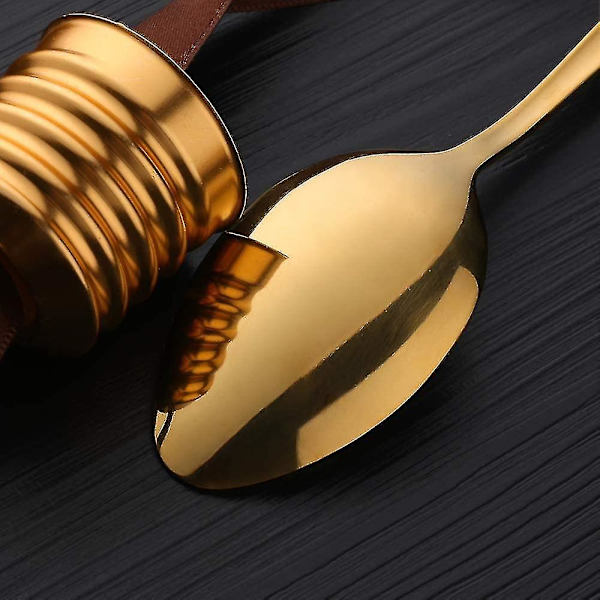 Dessert Skedar 12-pack Guld -ES