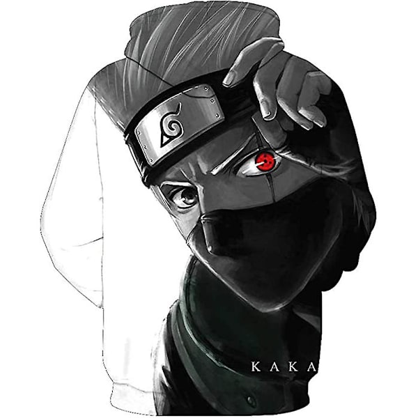 Aikuisten Kakashi-Painettu Huppari Pusero Huppari Paita Lahjat M
