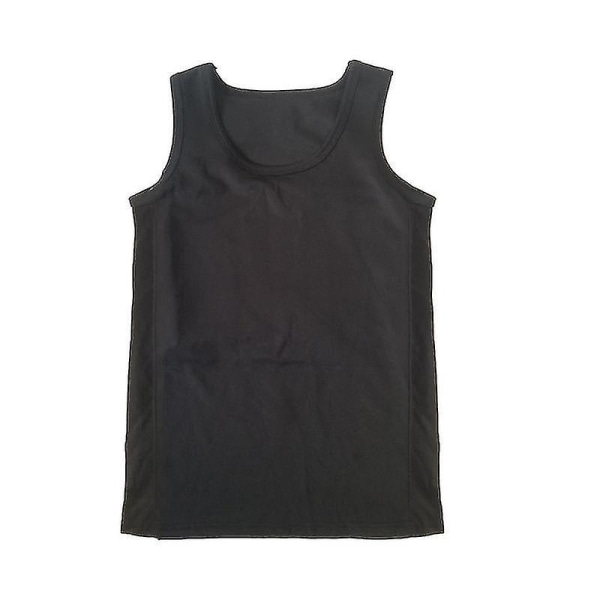 Haleychan Dam Tomboy Chest Binder Baddräkt Trans Lesbian Tank Top Pullover Korsett Baddräkt Flat Chest S-3xl (endast simväst -hg Black XL