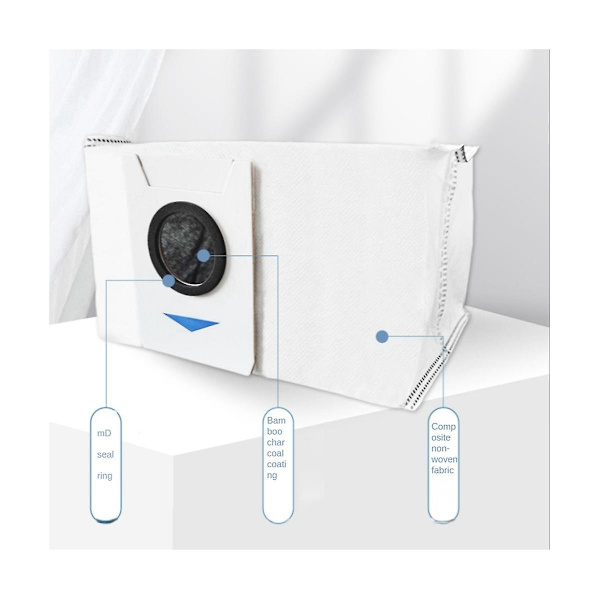 24 kpl Deebot T20/t20max/t20pro/x1 Omni/t10 Omni/turbo pölynimurin osat Sivuharja pölypussi As Shown