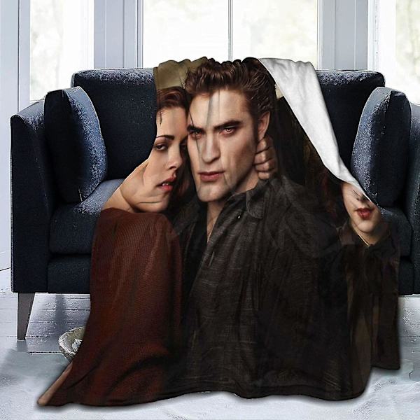Edward Cullen Twilight Tæppe Hjem Sovesal Tæppe Letvægts Varmt Hyggeligt Kast Tæppe-y105 -ES 80x60in 200x150cm