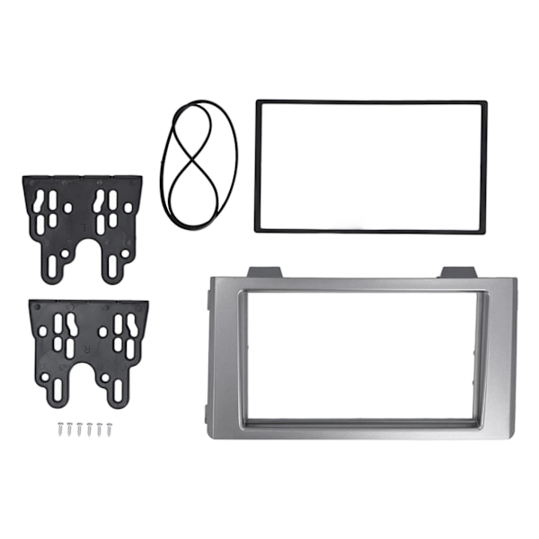 2DIN bilstereo radiofascia CD DVD dashpanel trim erstatning for IVECO Daily 2006‑2014