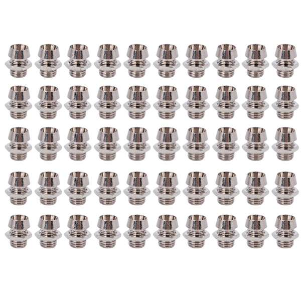 50 kpl metallikuparista lamppupidikettä, valoa emittoivat diodipidikkeet, 3 mm:n ledeille