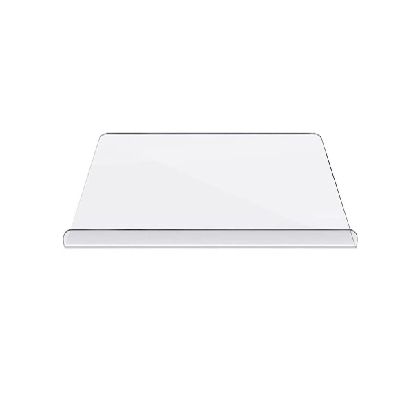 Kjøkkenbenkeplate med skjærebrett i akryl, benkeplate med gjennomsiktig skjærebrett med kanter, benkeplatebeskytter, hjem og restaurant -ES A