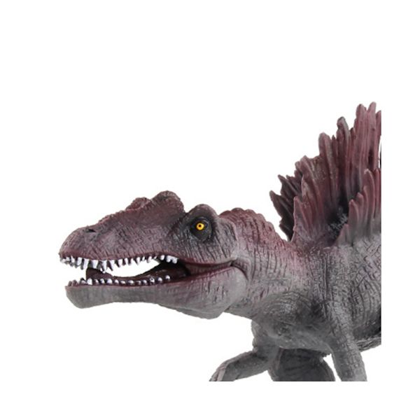 Musta Jurassic Spinosaurus Dinosaur PVC mallin sisustus