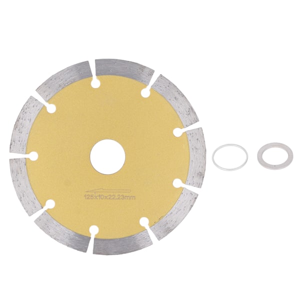Segmenteret diamant savklinge Ultra tynd tand cirkulær diamant skæreskive savklinge til fliser granit marmor keramik 125mm/4.9in