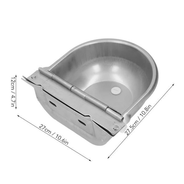 Drfeify Automatisk Vandbeholder til Dyr. 27,5 x 27 x 12cm 106976 -hg