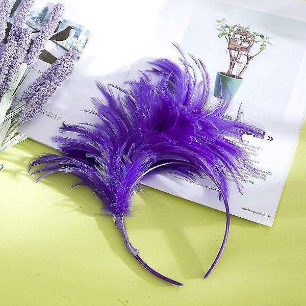Mode Mardi Gras Hårband Enkelt Cosplay Hårband Multifunktionellt Festival Hårband För Kvinnor Purple