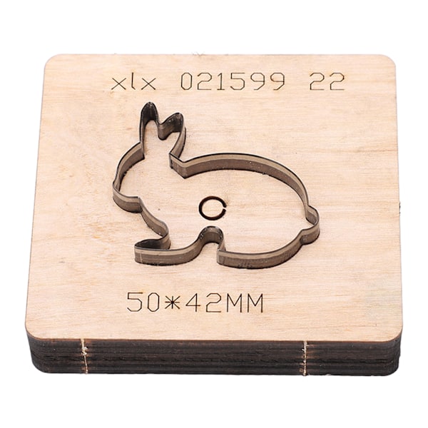 Leather Metal Cutting Die Rabbit Shape Alloy Steel DIY Punch Cut Mold Art Craft Accessories