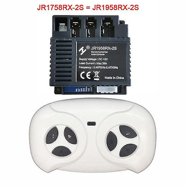 Jr-rx-12v Lasten sähköauton Bluetooth kaukosäädinvastaanotin, Smooth Start Controller Jr1958rx ja Jr1858rx/jr1738rx -HG JR1958RX-2S Full