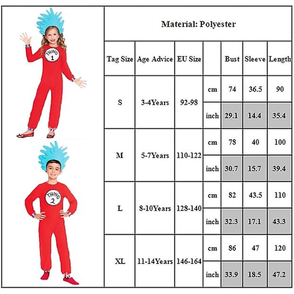 3-14 år Barn Tonåringar Pojkar Flickor Sak En/två Jumpsuit+huvudbonader Kläder Set Cosplay Party Finklänning Kostympresenter-1 11-14 Years
