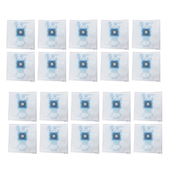 20-pack dammsugarpåsar för dammsugare Typ G-serien BSG6 BSG7 BSGL 3126 Dammsugare Reservdelar Tillbehör