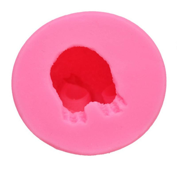 Ugle Harpiks Silikonform 3d Ugleformet Lysform DIY Fugl Støbningsforme Dyr Lerform - Ugle F Pink