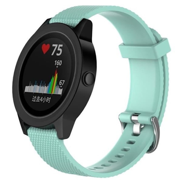 Blågrøn silikone-urrem til Vivoactive 3 GPS-ur(L)-Khaki
