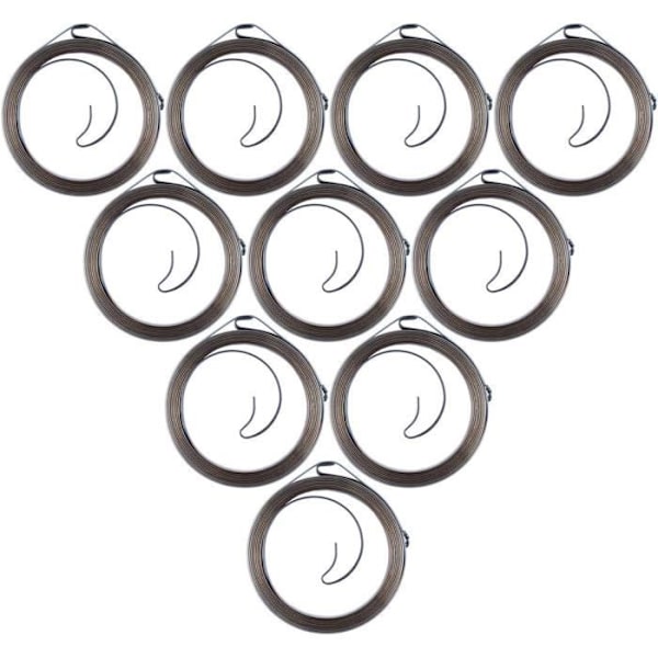 10 st/paket Återspolningsstartfjäder Kompatibel med Honda GX270 GX240 GX390 GX340 188F 4-takts bensin Gräsklippare Generatordelar