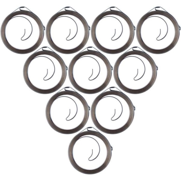 10 stk./parti Tilbagespoling Pull Starter Fjeder Kompatibel med Honda GX270 GX240 GX390 GX340 188F 4 Cy Benzin Plæneklipper Generator Dele Hg