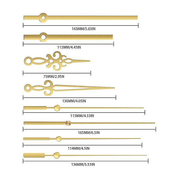 Seinälle Asennettava Hiljainen Penduli Kvartsikellon Liike, Penduli Kellon Mekanismin Osien Moottorin Vaihto DIY Blackgold