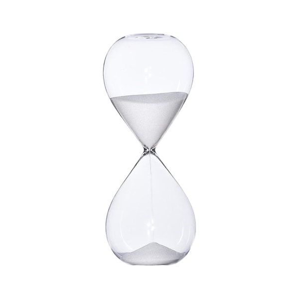 5/30/60 minuter Rund Sand Timer Personlighet Glas Timglas Ornament Nyhet Tidshanteringsverktyg White 5 minutes