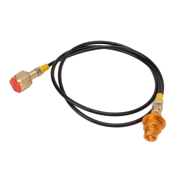 CO2 Tank Adapter Slange 60 Tommer Messing ABS Sodamaskine Hurtigforbindelsesadapter Slange med Hurtig Afbrydelse