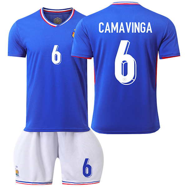 2024 EM Frankrike hjemmefotballdrakt - Camavinga L(175-180cm)