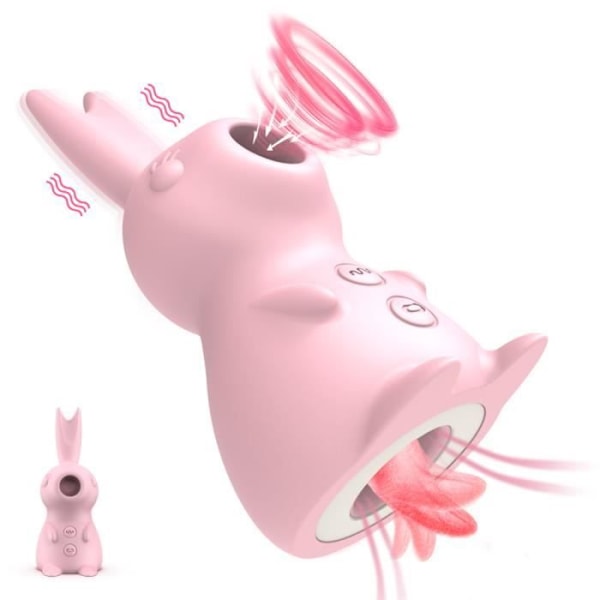Birdsexy Sugvibrator med Tunglickningslägen, Nippelstimulator Klitorismassage Sexleksaker för Kvinnor
