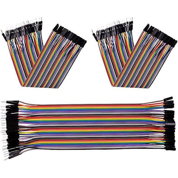Dupont-koblingssett Dupont-kontakt-hann-hun-dupont-kabel-kontakt Dupont-kontakt-kontakthus med dupont-kabel