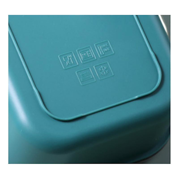 Retro Lunchbox i Rostfritt Stål, Bärbar Bentobox för Studenter och Vuxna, Matbehållare för Kontor och Skola